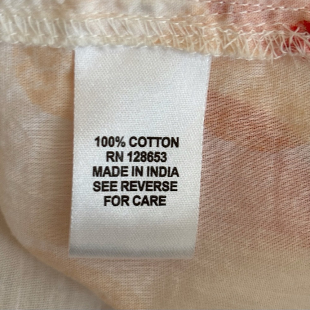 Lucky & Coco Shell Print Button Front Shirt Large - image 6